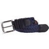 factory price free sample fashion Custom braided fabric Belt Mens Knit Elastic Webbing Belt,fashion braided belts for mens