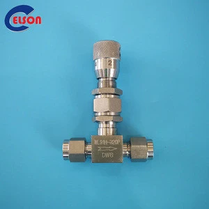 Factory price precision needle valve 304 stainless steel metering valve