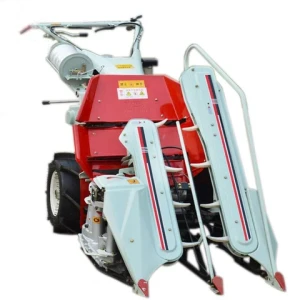 Factory Price Rice Reaper Binder Gasoline Diesel Engine Rice Harvest Strapping Machine Walking Tractor Wheat 3 Row Reaper Binder