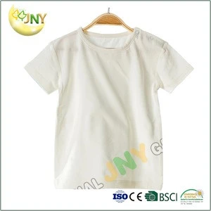 Factory price supply Simple short sleeve plain white blank baby t shirt wholesale