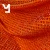 Import Factory Professional Produce High Quality Hotfix Sparkling  Orange Diamond Tulle Mesh With Rhinestone fabric from China