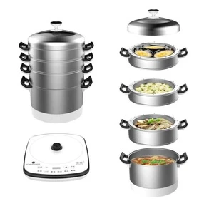 Factory supply custom high quality stainless steel 316 electric chinese food steamer