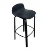 Factory Wholesale Commercial Bar Furniture High Chair for Bar Table Sets Black Bar Chair with Metal Leg