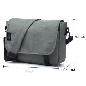 Factory wholesale fashion vintage water resistance laptop canvas messenger bag