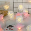 Fairy Multicolor 5CM Rose LED String Lights Latest Wedding Decoration