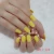 False Nails Jelly color Oval Sharp end Fake Nails Tips Pointed Head Full Artificial Nails for Lady Daily