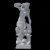Import Famous person decoration large outdoor marble man snake statue from China