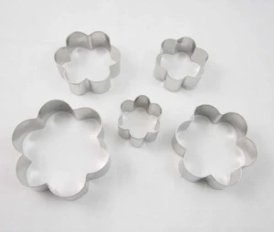 Fancy Model Stainless Steel Round Shape Cookie Cutter