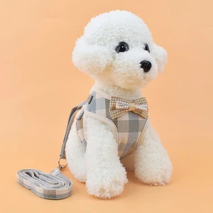 Fashion comfortable pet chest strap + traction rope Cheap pet traction harness wholesale