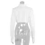 Import Fashion Ladies&#x27; Blouse White Irregular Designs Women Crop Top Turn Down Collar Shirts from China