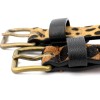 Fashion leopard print genuine leather belt for woman