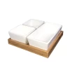 Fashion Wholesale Rectangle Snack Dish Porcelain Serving Dishes  with Bamboo Tray