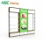 Import Fashion Wooden and Metal  Display Stand  Rack Store Shelf  with light box from China