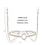 Import fashionable gold silver custom masked chain necklace boho chunky sun glasses chain from China