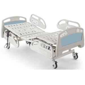 Fast Delivery Fully Electric Adjustable 5 Function Hospital Medical ICU Bed With Full Side Rails