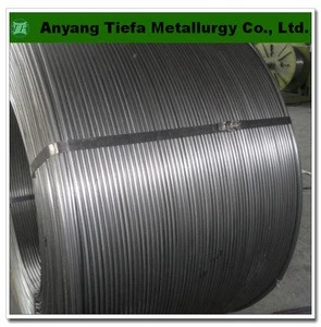 FeTi alloy powder cored wire , Ferro Titanium cored wire for Casting