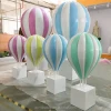 fiberglass hot air balloon decor/visual merchandising frp balloon display