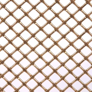 Finishing Crimped Wire Mesh Decorative Wire Mesh Antique Brass Stainless Steel Screen Woven Plain Weave Welding 8-14 Days CN;HEB