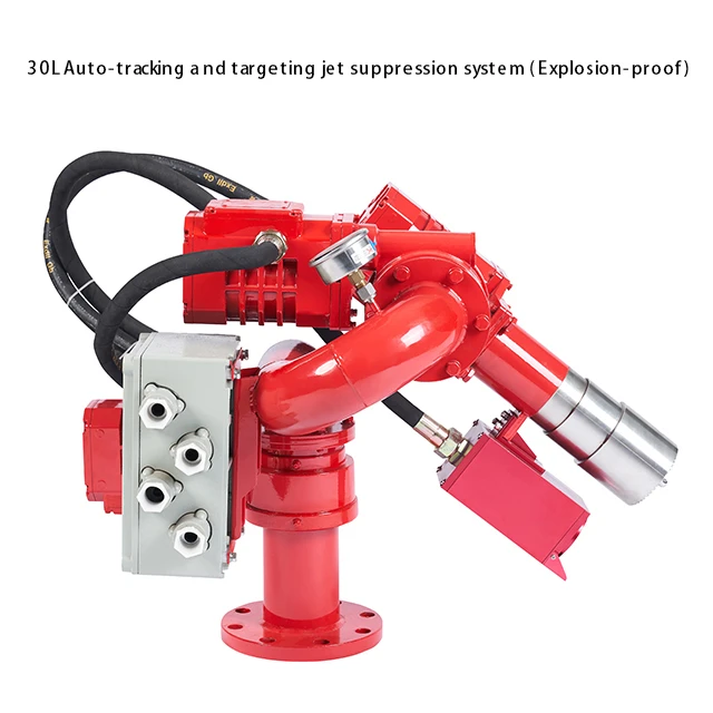 firefighter tools and equipment 30L Auto-tracking and targeting jet suppression system fire fighting monitor