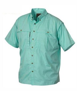 Fishing Hunting Quick Dry Breathable Short Sleeve Shirt For  Men