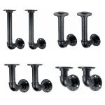 Flanges Plate Forged Black Custom Threaded Malleable Cast Iron Welding Neck Standard Carbon Steel Fittings Floor Pipe Flanges