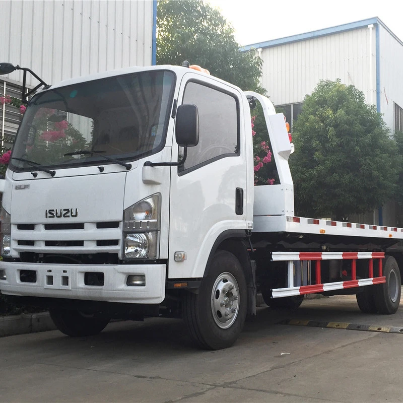 flatbed road wrecker, 6 tons japan brand 700P  wrecker tow truck for sale