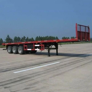 Flatbed Semi trailer with front fence for sale