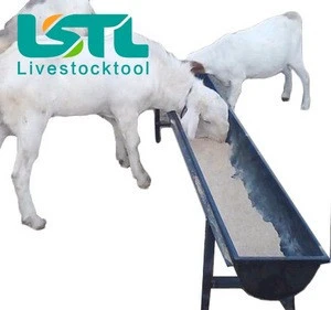 Flexible PP 1m/1.95m Cattle Sheep Feeder Goat Feeding Trough Livestock Feeders