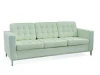 florence knoll sofa  office leather sofa  designer office chair  three seater sofa