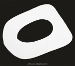 Flushable toilet seat covers