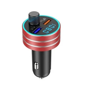 FM Transmitter Modulator Bluetooth 5.0 Car Audio MP3 Player Wireless Handsfree Car Kit QC3.0 Quick Charge Adapter