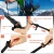 Import Foldable mountaineering walking stick hiking folding ultralight carbon fiber trekking pole from China