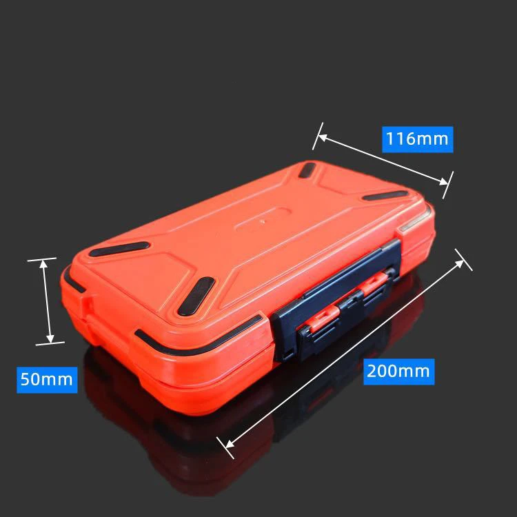 Folding Fishing Tackle Box Layers Hard Plastic Storage Case with Multi-Compartments Fishing Tackle Lures Boxes