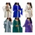 Import Foma Dresses AB027 malay women islamic abaya muslim ladies clothing with gold embroidered ruffles maxi dress from China