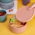 Import Food Grade Silicone BPA- free Kids Silicone Keep Fresh Food Storage Box Solid Color Kitchen Utensils from China