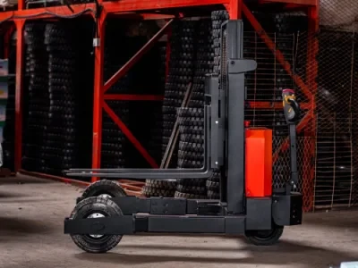 Forklift 1-2 Ton Electric Pallet Truck and Stacker All-Terrain Rough Stacker