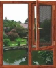 Foshan supplier custom tinted glass doors and windows aluminum window with security net design