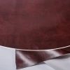 free sample 12 colors burgundy stocklot thick pattern faux leather factory supplier