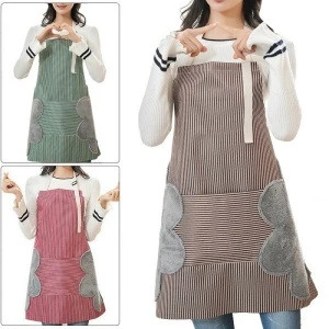 Free Shipping Adjustable Kitchen Apron High-grade fabric Abrasion hand cooking kitchen oil-proof gown direct waterproof apron