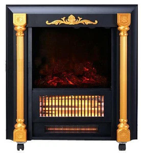 Freestanding Electric Fireplace( With Infrared Heater)