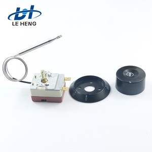 Fryer capillary thermostat control switch
