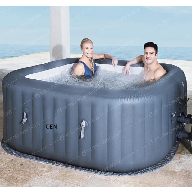 FSPATIO: Luxury Adjustable Temperature Outdoor Bubble Inflatable Hot Tub SPA Gonflable GQwzi MtnPaipu Wela AMAZON