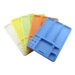 Full Medical Plastic Dental Instruments Tray Split Segregated Places Trays Autoclavable