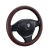FX-P-006 Hot sale 15 inch best brown leather wrap car steering wheel cover
