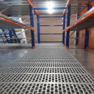 Galvanized Mezzanine flooring for Raising Storage Areas in Modern Warehouse