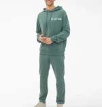 Garments Manufacturer custom logo unisex Hoodie Tracksuit for men Autumn & Winter Fleece Lined