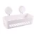 Import GB-097 High quality Powerful double suction cup rack Bathroom accessories Suction wall-mounted type Traceless  storage shelf from China
