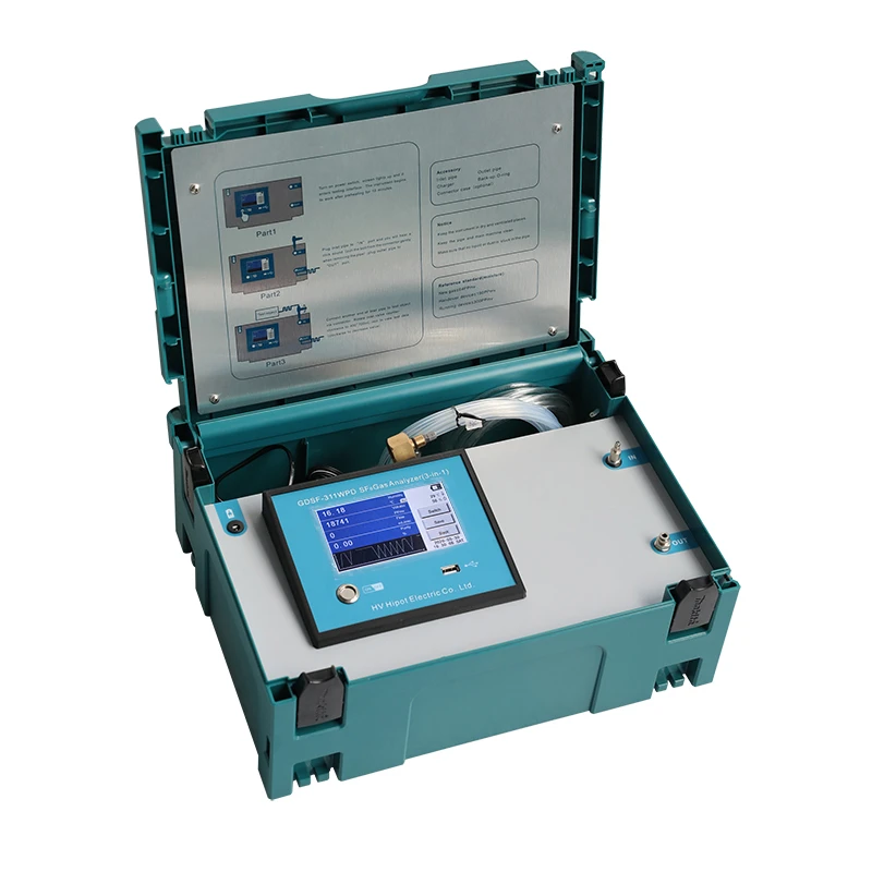 GDSF-311WPD Portable SF6 Gas Purity Dew Point Tester SO2 H2S CO HF CF4 Gas Analyzer (All in one)