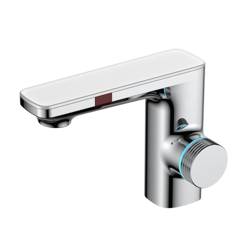 Gibo smart touchless infrared induction sensor basin led plumbing faucet light mixer