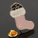 Girl's Lovely Flower lapel pin Manufacturers Supply Custom Logo Hard Enamel pin